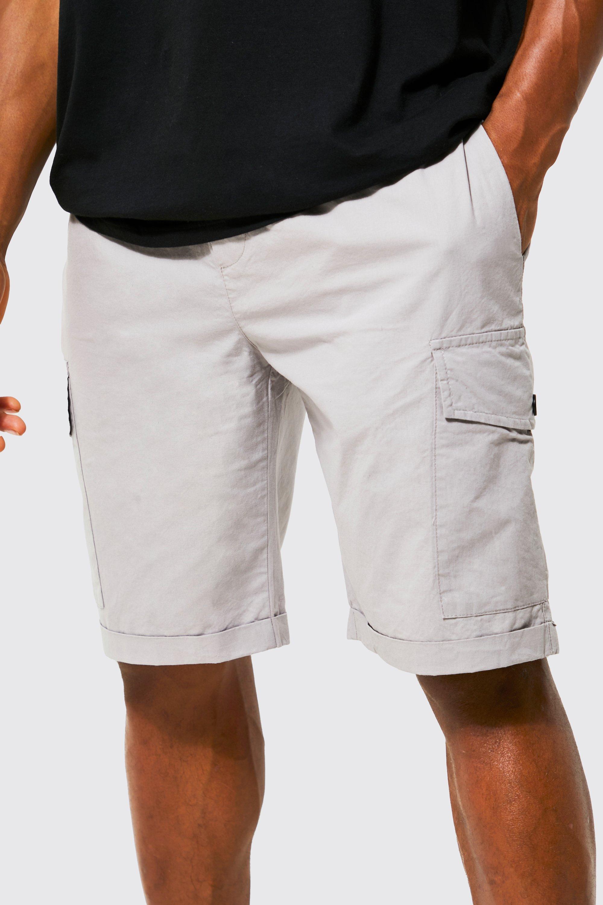 Skinny best sale cargo shorts